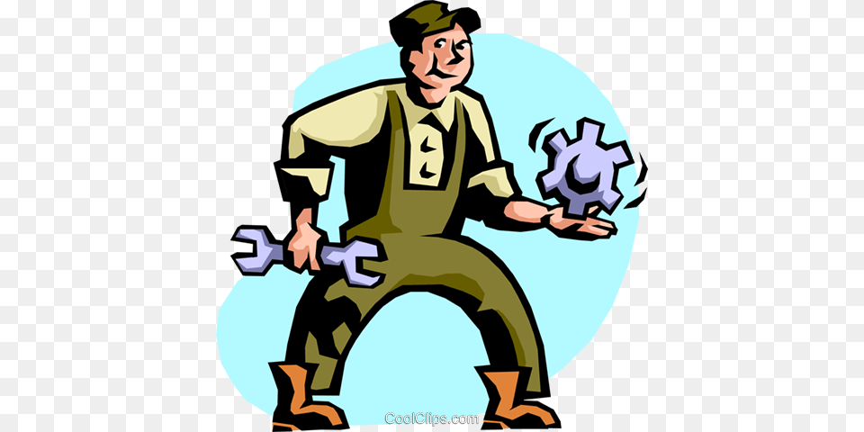 Mechanics Royalty Vector Clip Art Illustration, Adult, Male, Man, Person Free Transparent Png