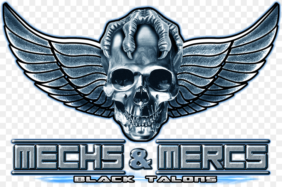 Mechs Mercs Mechs Mercs Black Talons Logo, Emblem, Symbol, Face, Head Png