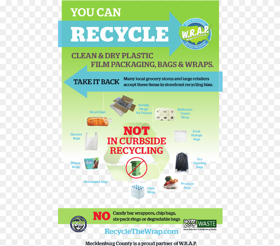 Mecklenburg County Recycling Bins, Advertisement, Poster, Person Png