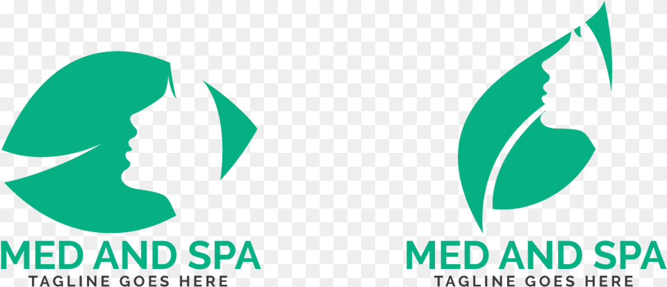 Med And Spa Logo Design Graphic Design, Adult, Female, Person, Woman Png Image