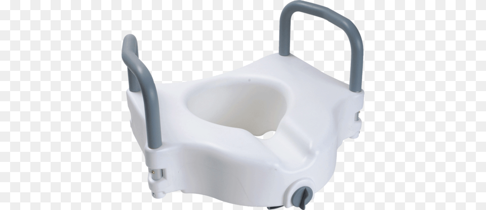 Med Raised Toilet Seat With Arms And Lock 5quot Cardinal Health Med Zchrts01 Raised Toilet Seat, Bathroom, Indoors, Potty, Room Free Png Download