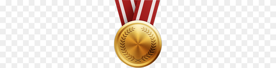 Medal, Gold, Gold Medal, Trophy Png Image