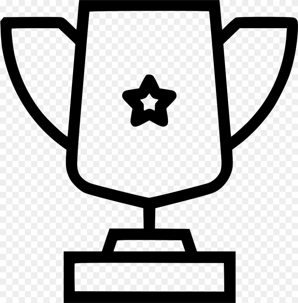 Medal Cup Gold Star Prize Comments Award, Trophy, Device, Grass, Lawn Free Png