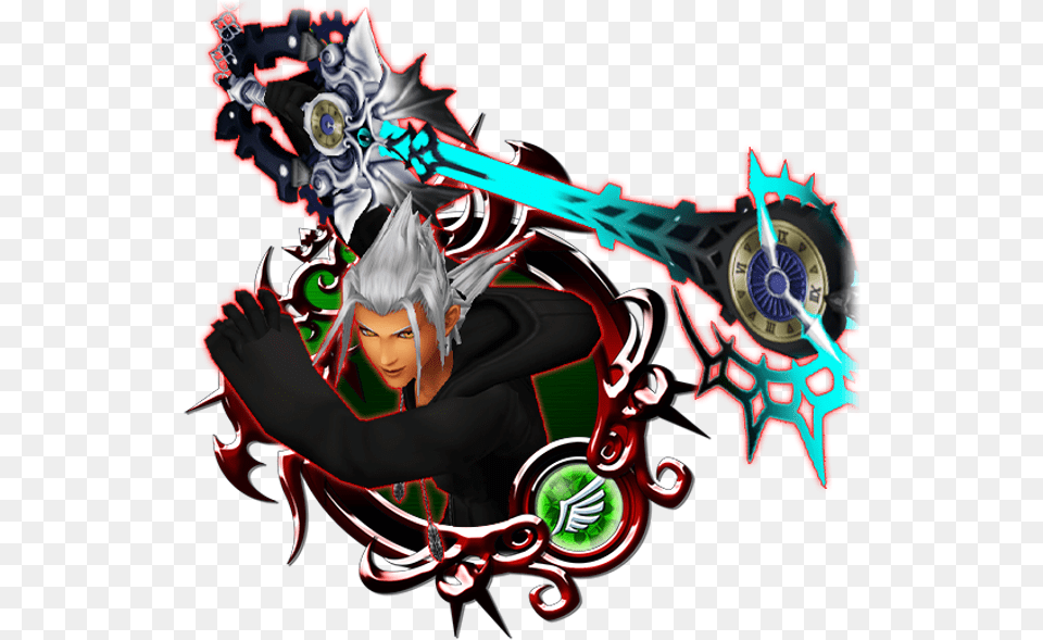 Medal Kingdom Hearts Luxord B, Art, Graphics, Book, Comics Png