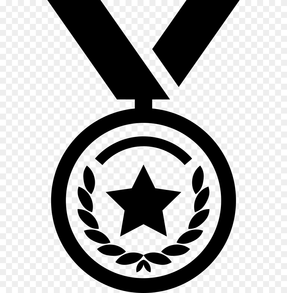 Medal Of Circular Shape With A Star Hanging Of A Ribbon Chambers Usa Awards 2017, Symbol, Gold Free Png Download