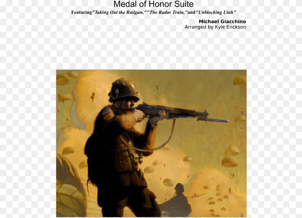 Medal Of Honor Art, Weapon, Firearm, Gun, Rifle Free Png