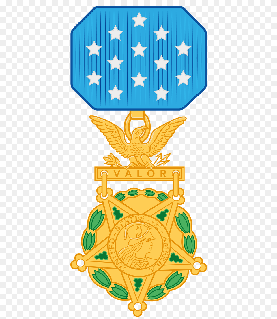 Medal Of Honor Clipart, Badge, Logo, Symbol, Person Png Image