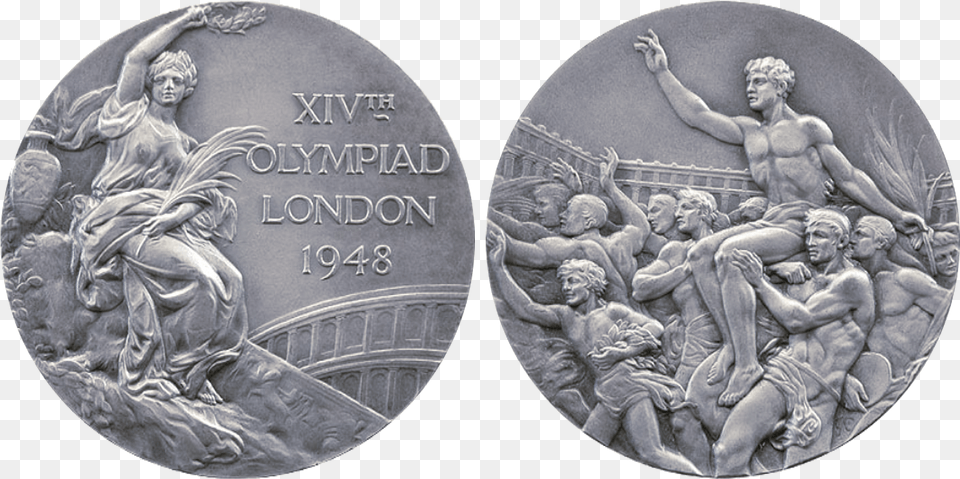 Medal Of Olympic Summer Games 1948 1932 Summer Olympics Medal, Silver, Baby, Person, Adult Free Transparent Png
