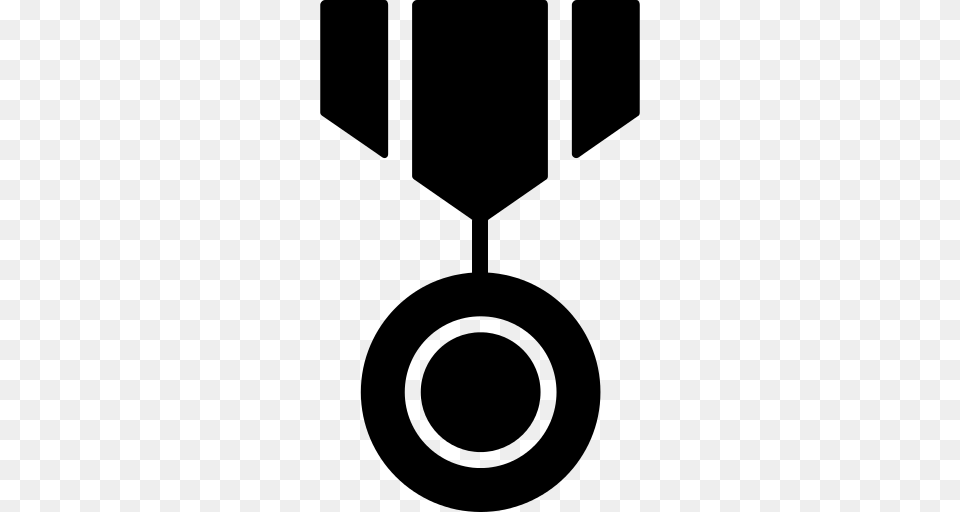 Medal Sports And Competition Icon, Gray Png