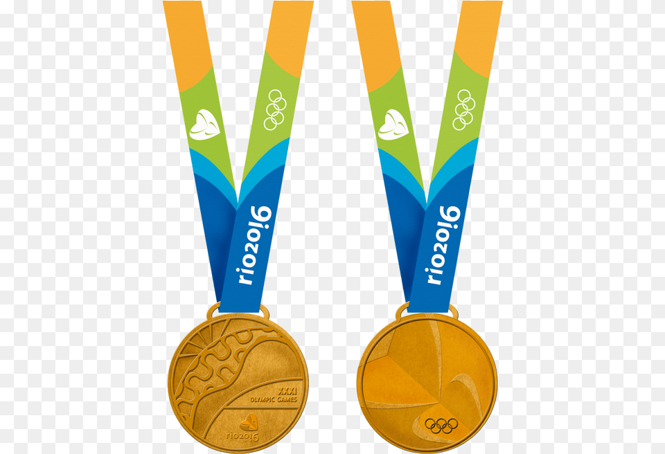 Medalha De Ouro Rio 2016 Medalhas Rio 2016 Design, Gold, Gold Medal, Trophy Free Png Download