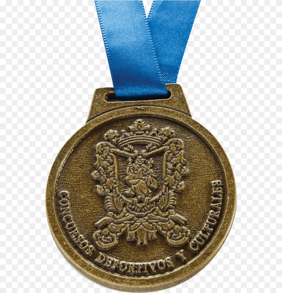 Medalla Concursos Deportivos Y Culturales Gold Medal, Gold Medal, Trophy, Accessories, Jewelry Free Png Download