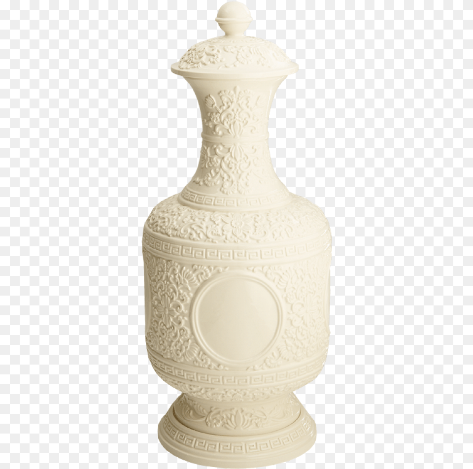 Medallion Greek Key Vase With Cover Ceramic, Art, Pottery, Porcelain, Jar Png