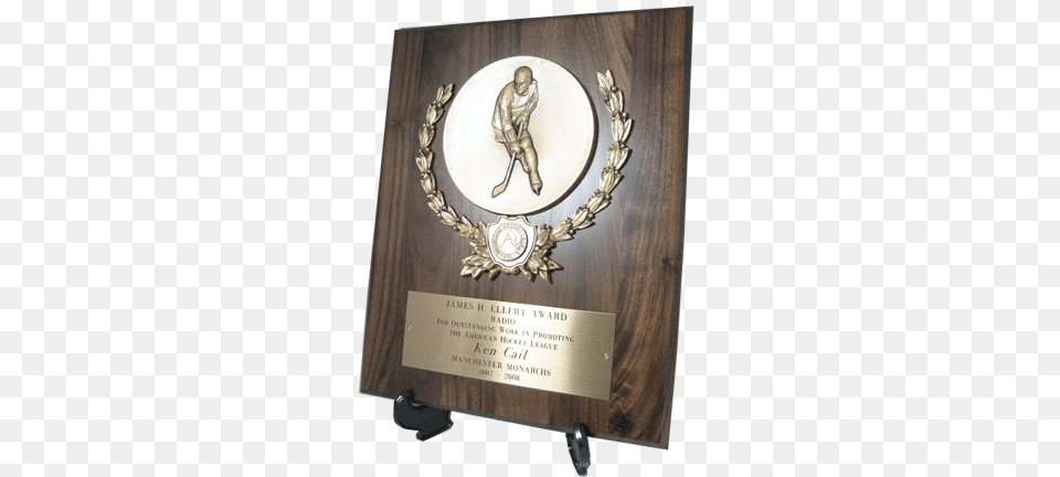 Medallion Plaque Carving, Trophy, Person, Man, Male Free Png