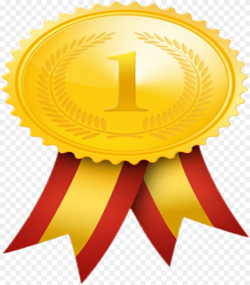 Medallion Sticker Clipart Transparent Gold Medal Free Png