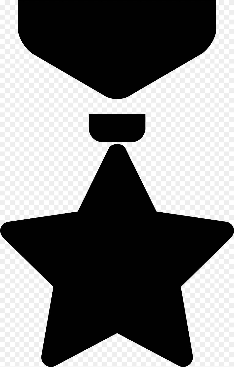 Medallion Vector Black And White Soft Edge Star, Gray Free Png
