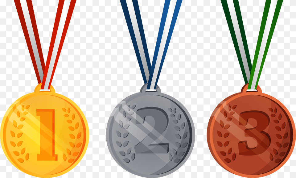 Medals Clipart Many Medal, Gold, Gold Medal, Trophy, Device Free Transparent Png