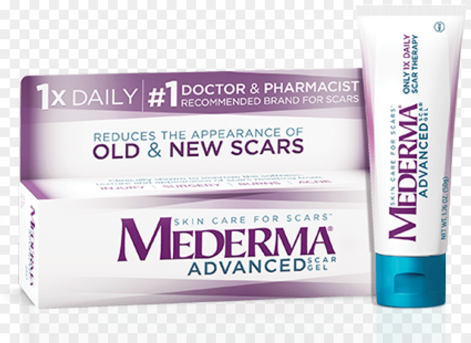 Mederma Skin Cream For Scars, Toothpaste Free Transparent Png