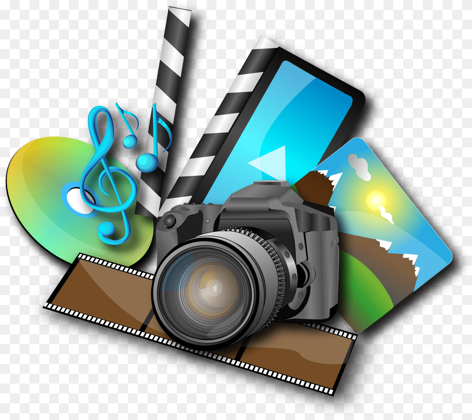 Media And Entertainment, Electronics, Camera, Clapperboard Free Transparent Png
