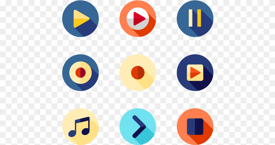 Media Icons Icon Media Player, Text, Symbol, Number Png Image