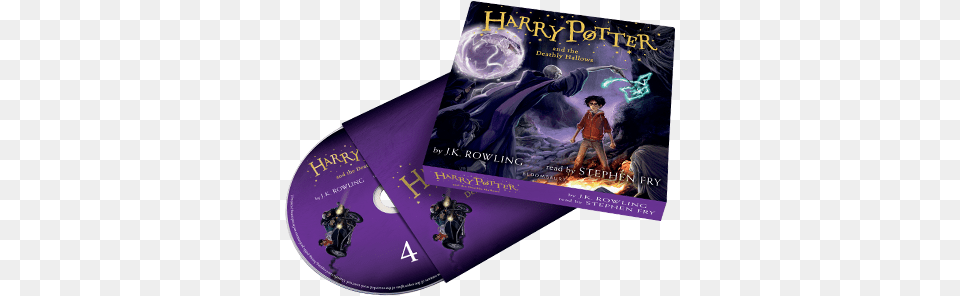 Media Of Harry Potter And The Deathly Hallows Harry Potter And The Deathly Hallows Audiobook Stephen, Book, Publication, Disk, Dvd Png Image