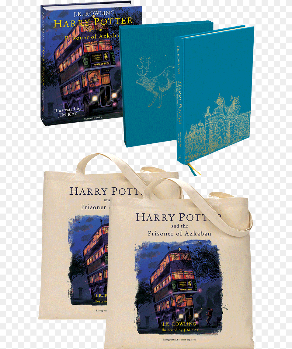 Media Of Harry Potter And The Prisoner Of Azkaban Illustrated, Bag, Architecture, Building, Tote Bag Png