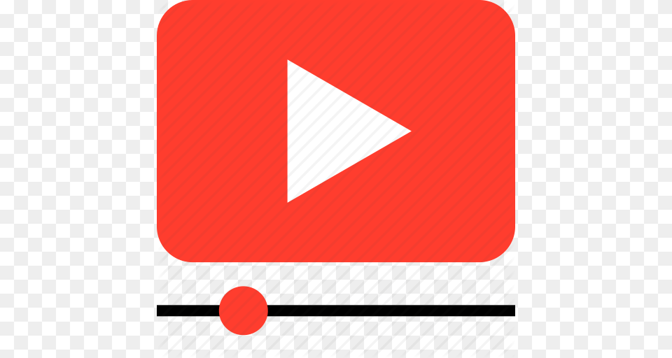 Media Play Video Youtube Youtubers Icon, Triangle Free Png Download