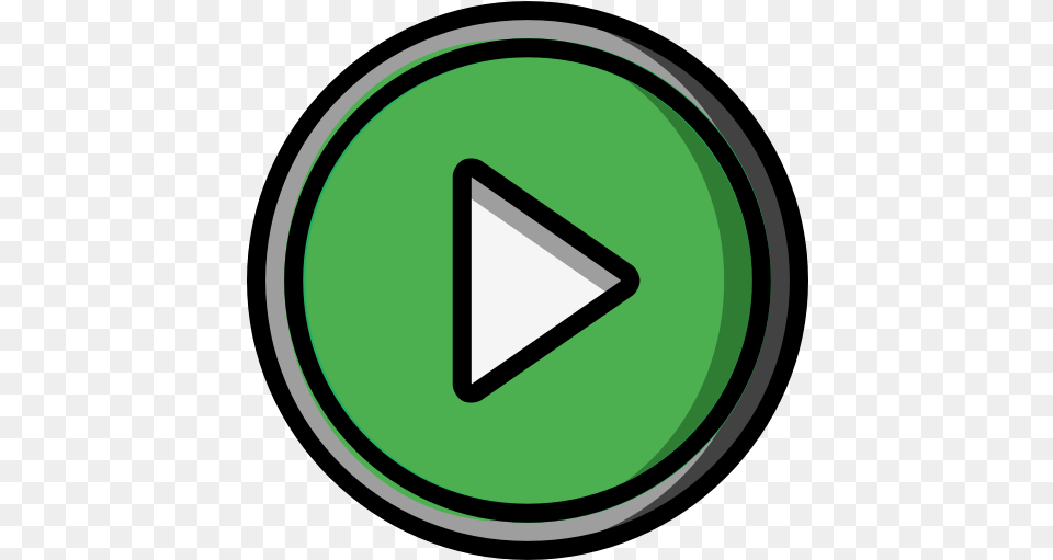 Media Player Music Play Video Youtube Logo Vector Art, Triangle, Sign, Symbol, Disk Free Transparent Png