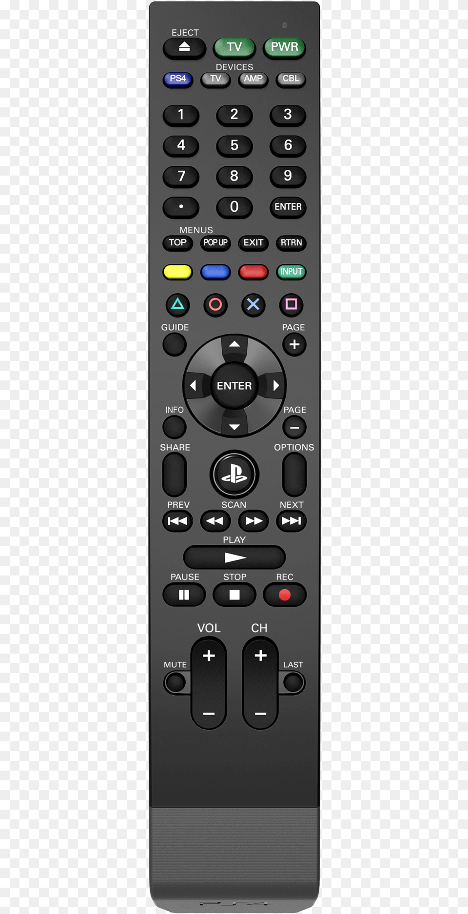 Media Remote For Playstation, Electronics, Remote Control Png Image