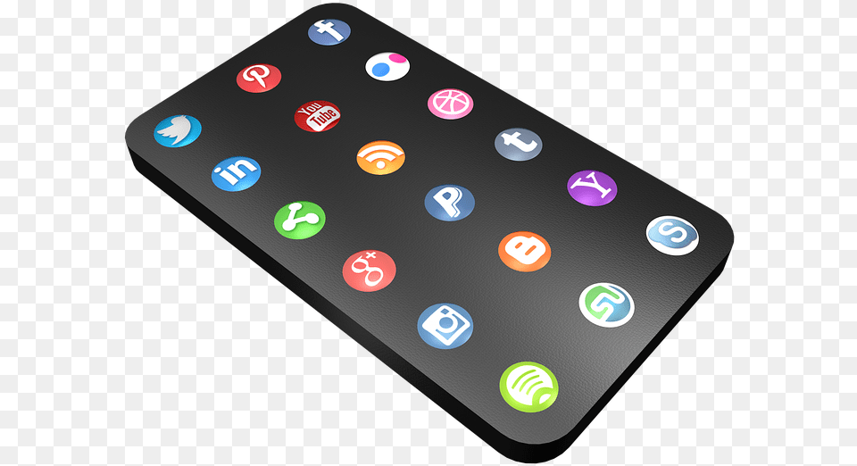 Media Social Icon Marketing Facebook Twitter Marketing, Electronics, Mobile Phone, Phone Free Png Download