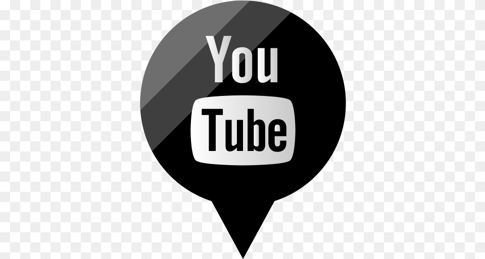 Media Social Youtube Icon Icons Youtube Logo Black Png Image