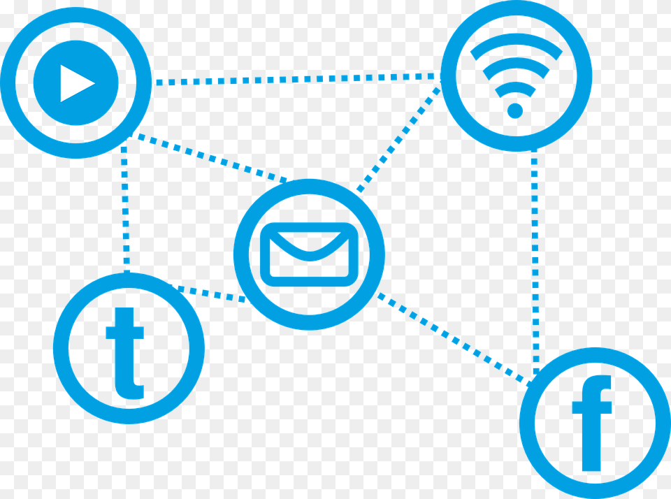 Media Sosial Vector, Network, Diagram Free Png Download