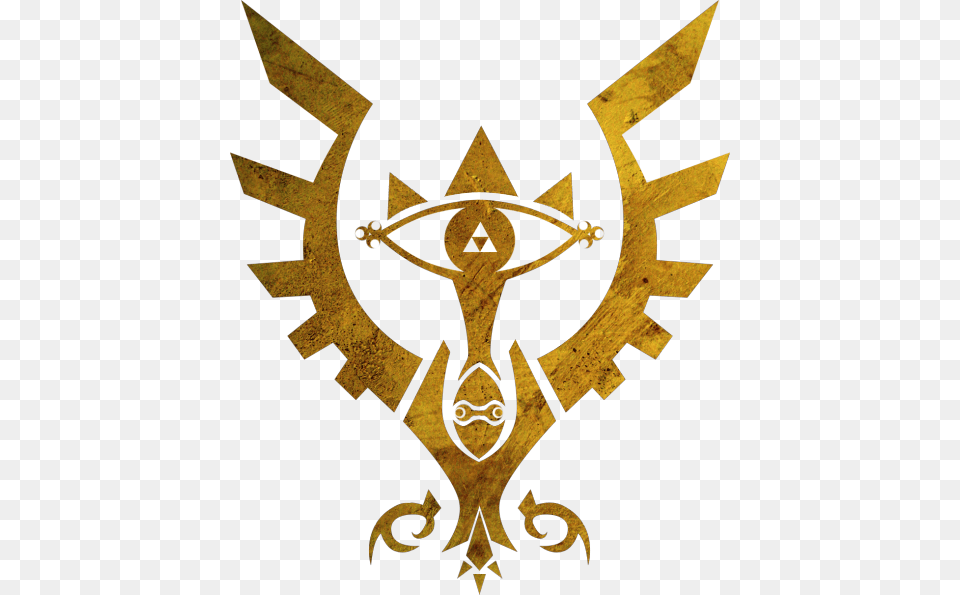 Media Tumblr Comtumblr M5wve1lu4p1qcva67o1 Triforce Sheikah, Bronze, Emblem, Symbol, Cross Png Image