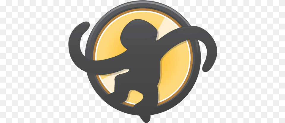 Mediamonkey Media Monkey App, Logo, Silhouette Png