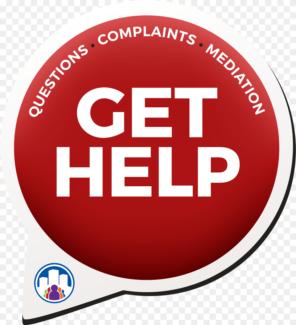 Mediation Get Help Complaint Button Circle, First Aid, Sticker, Logo, Badge Png
