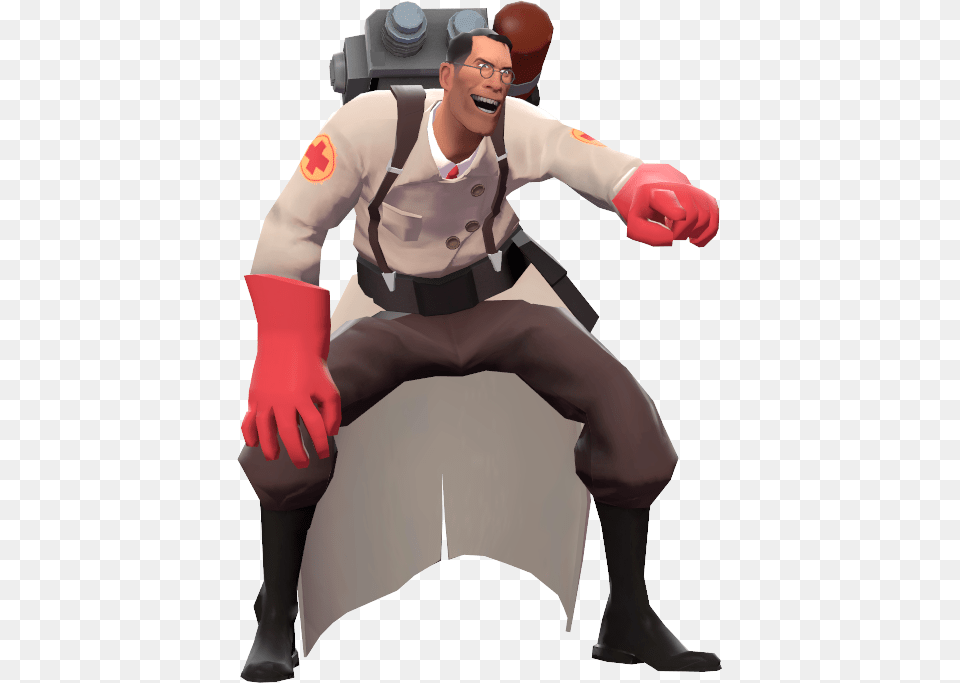 Medic Laugh Taunt, Clothing, Costume, Person, Adult Png Image