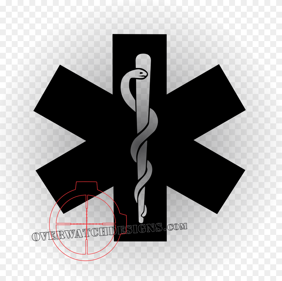 Medic Symbol Sticker Star Of Life Red, Cross, Electronics, Hardware Png Image