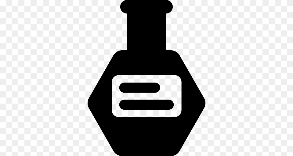 Medical Bottle Black Icon, Ammunition, Grenade, Weapon, Ink Bottle Free Transparent Png