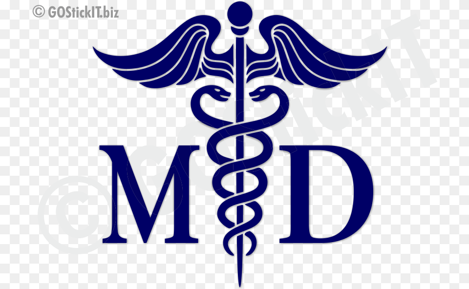 Medical Doctor Caduceus Vinyl Decal Caduceus Symbol, Logo, Text Free Transparent Png