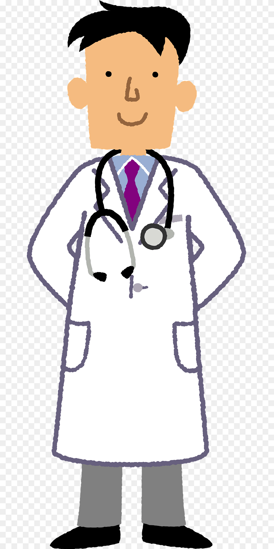 Medical Doctor Clipart, Clothing, Coat, Lab Coat, Person Free Transparent Png