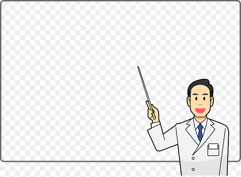 Medical Doctor Is Presenting, Clothing, Coat, Person, Adult Free Transparent Png
