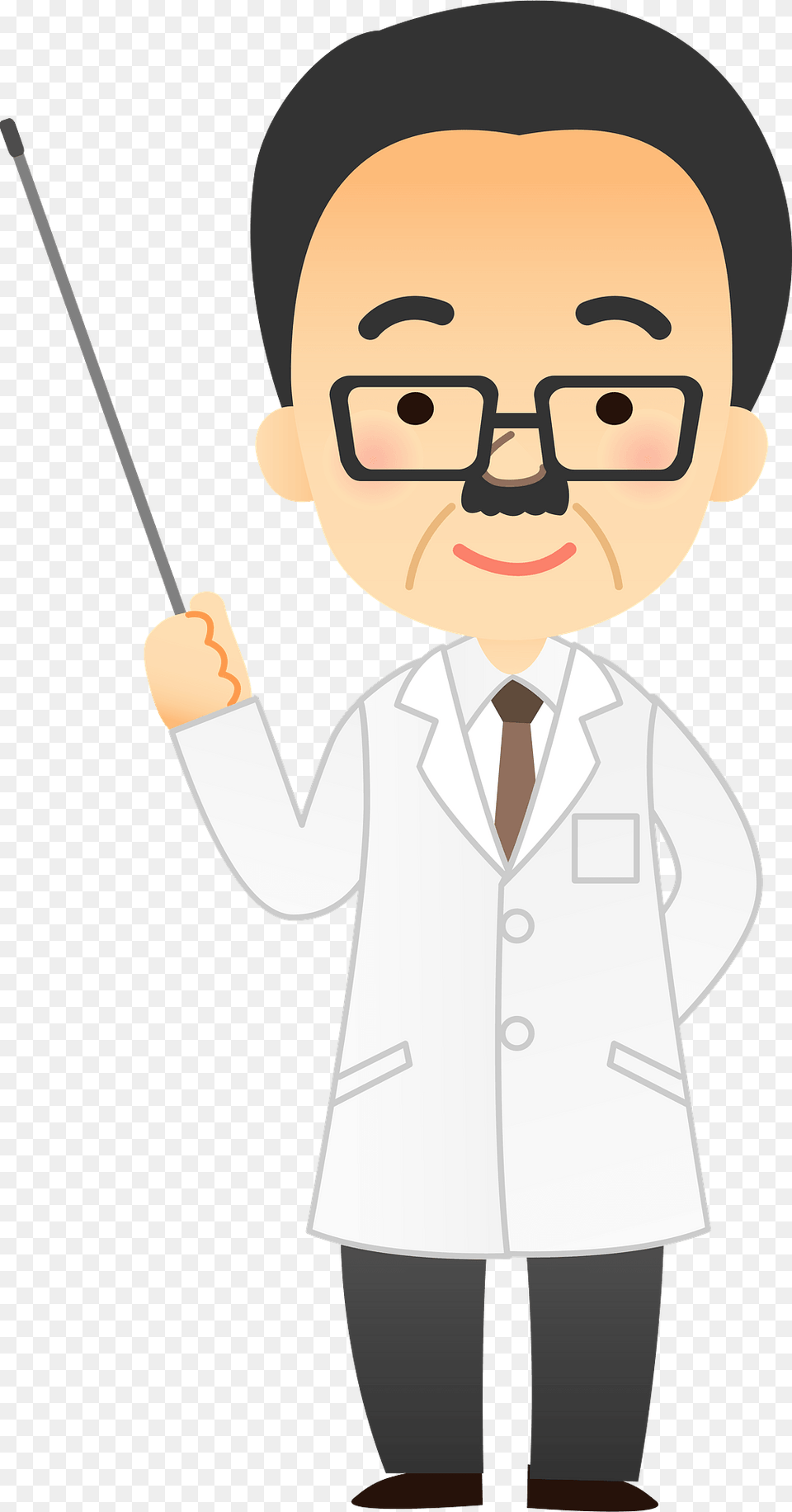 Medical Doctor Man Clipart, Clothing, Coat, Lab Coat, Person Free Transparent Png
