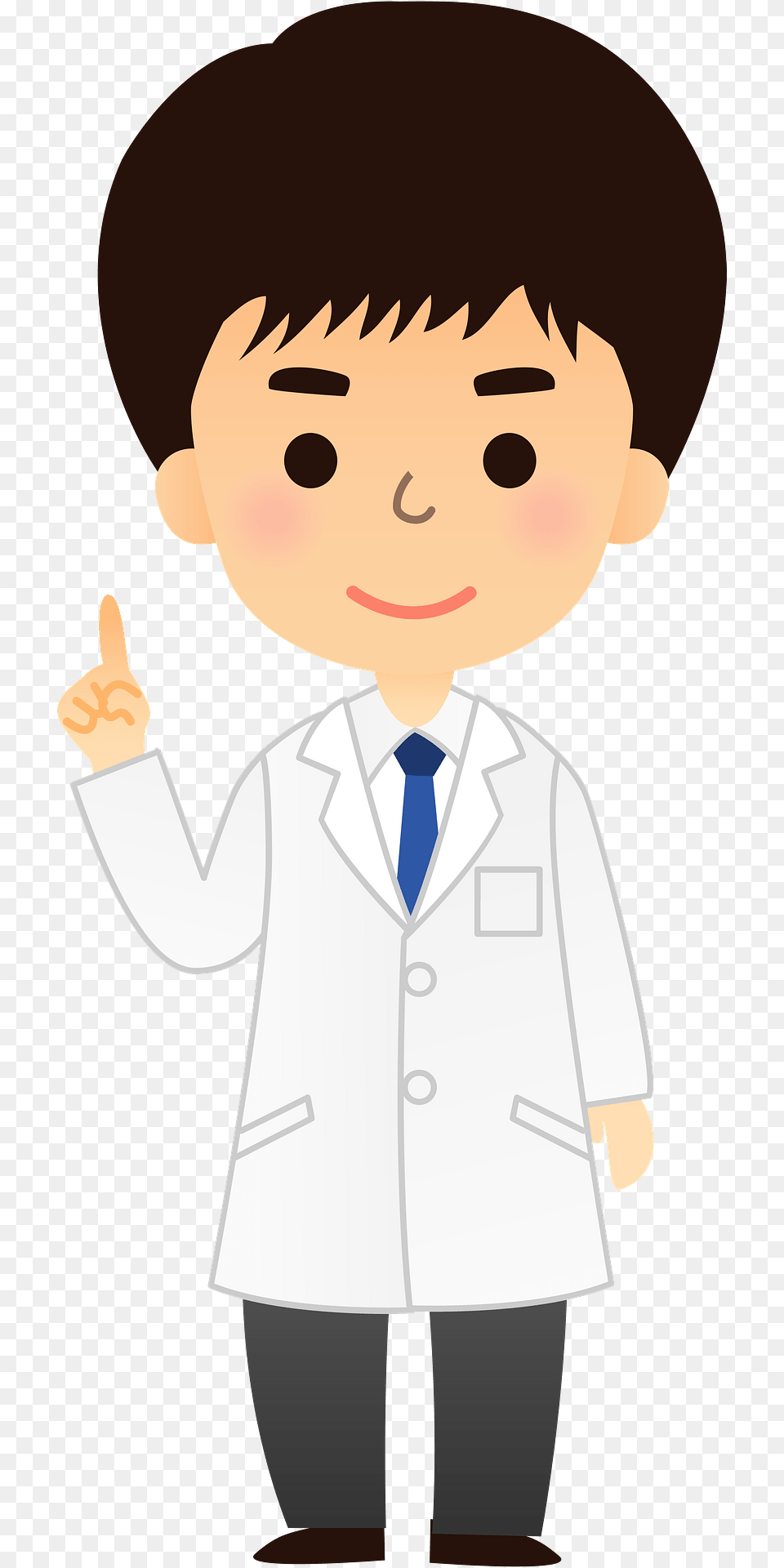 Medical Doctor Man Clipart, Lab Coat, Clothing, Coat, Baby Png Image