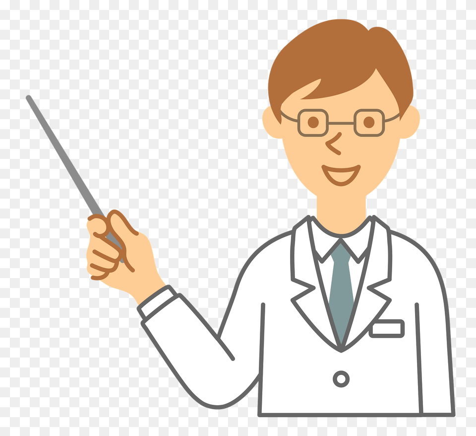 Medical Doctor Man Clipart, Clothing, Coat, Lab Coat, Head Png