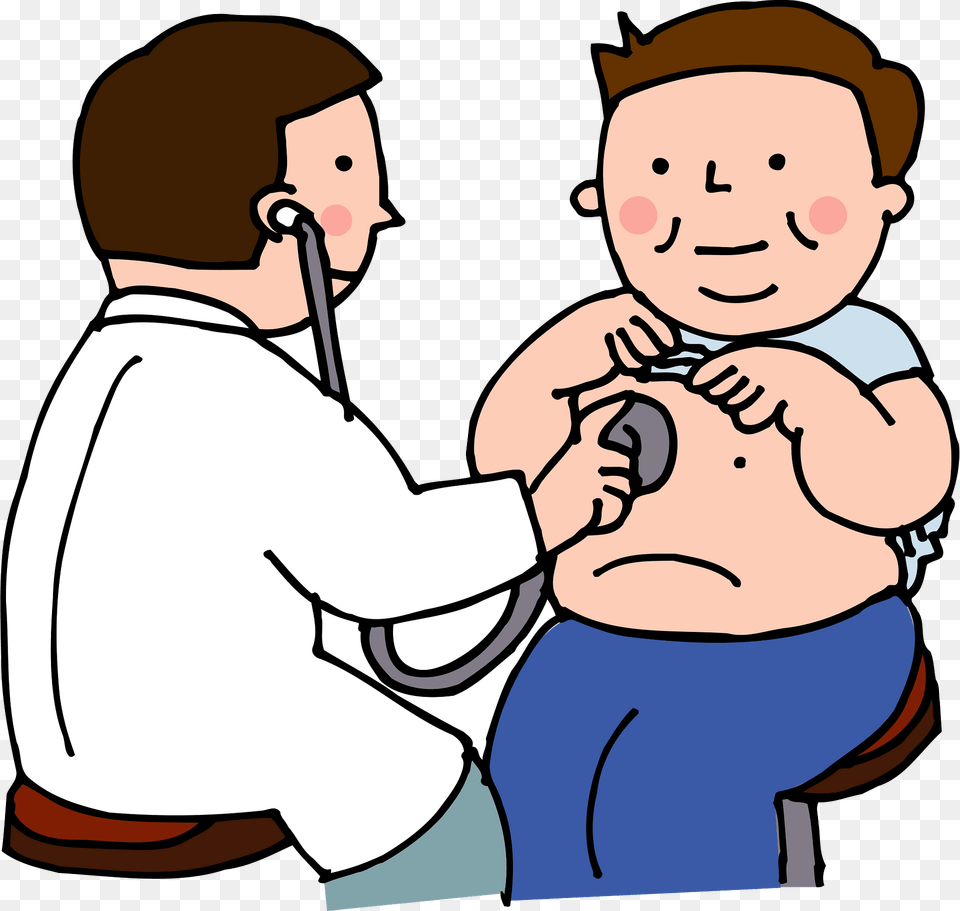 Medical Doctor With Patient Clipart, Baby, Person, Face, Head Png Image