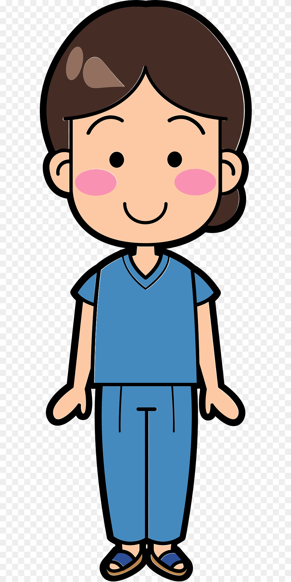 Medical Doctor Woman Clipart, Baby, Person, Clothing, Pants Png