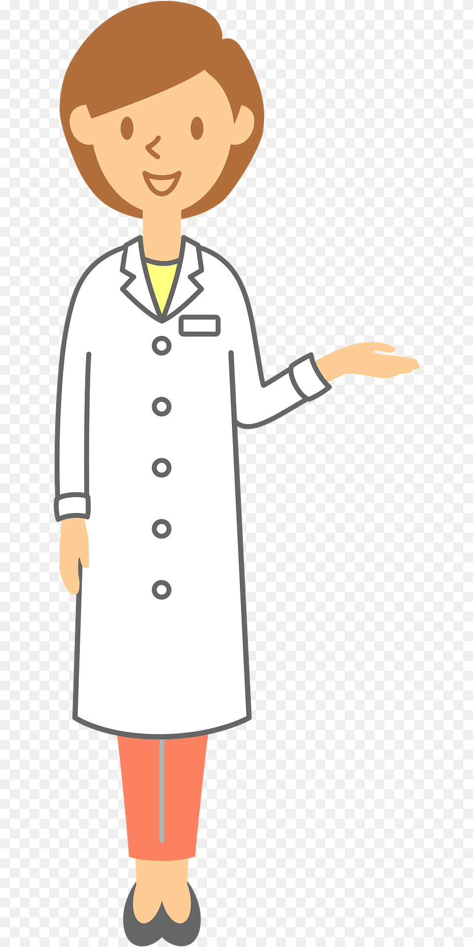 Medical Doctor Woman Clipart, Clothing, Coat, Lab Coat, Boy Free Png