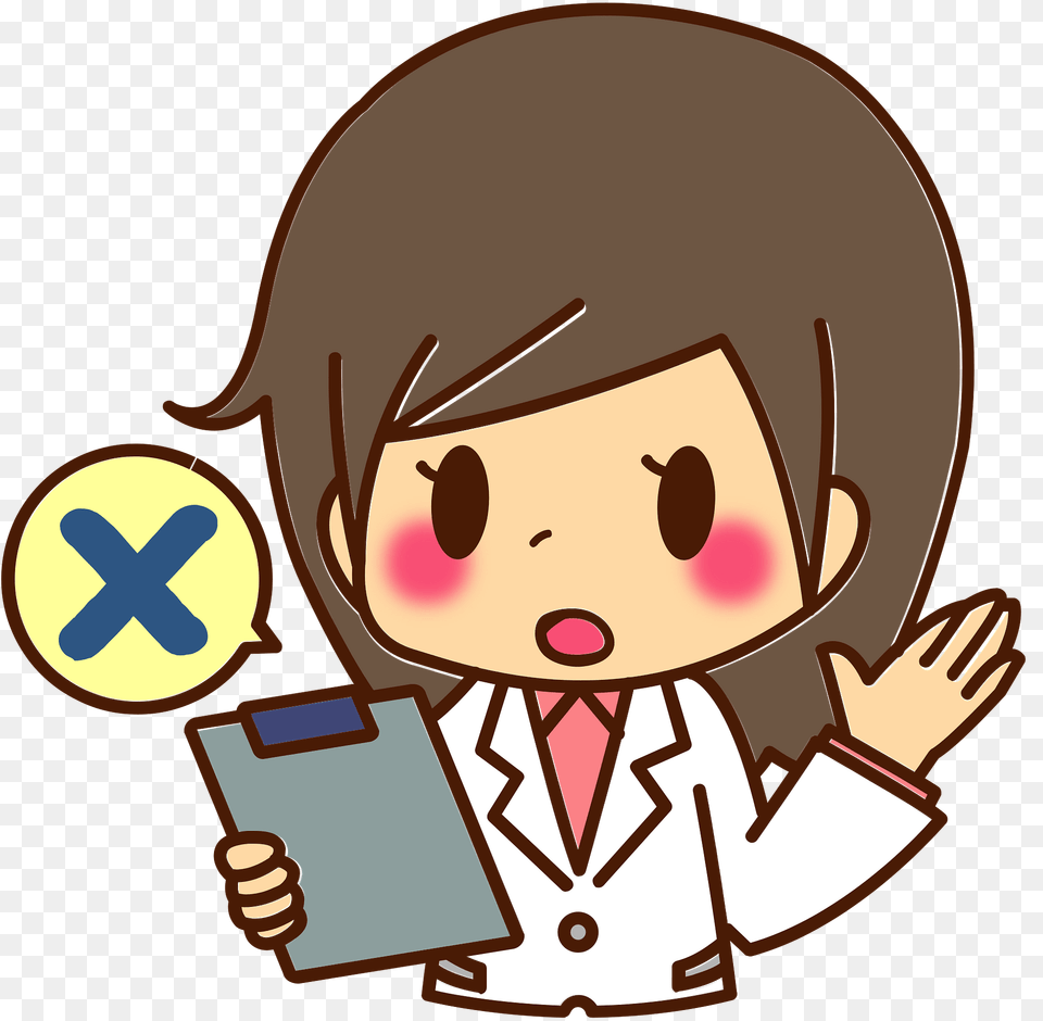 Medical Doctor Woman Clipart, Clothing, Coat, Book, Comics Free Png