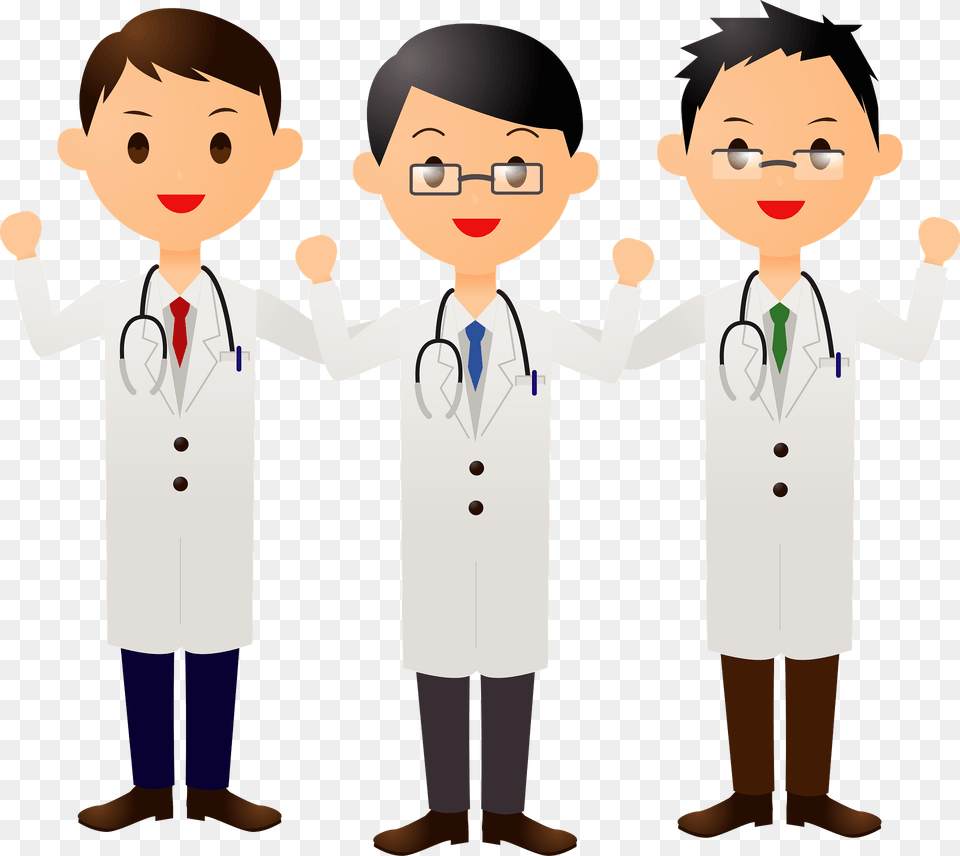 Medical Doctors Clipart, Clothing, Coat, Lab Coat, Person Png Image