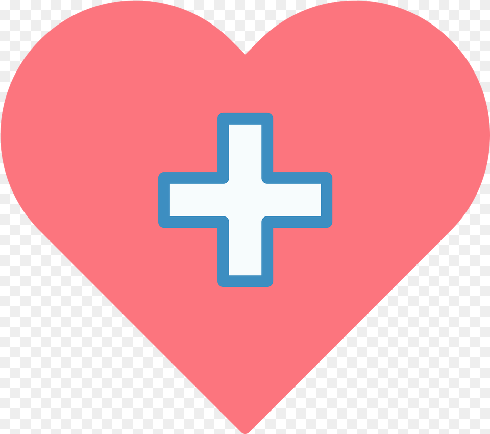 Medical Heart Icon Vertical, Cross, Symbol Png Image