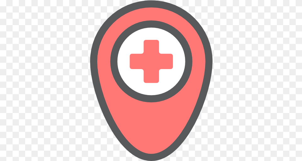 Medical Hospital Gps Placeholder Iconos De Google Maps, Logo, Symbol, First Aid, Red Cross Png Image